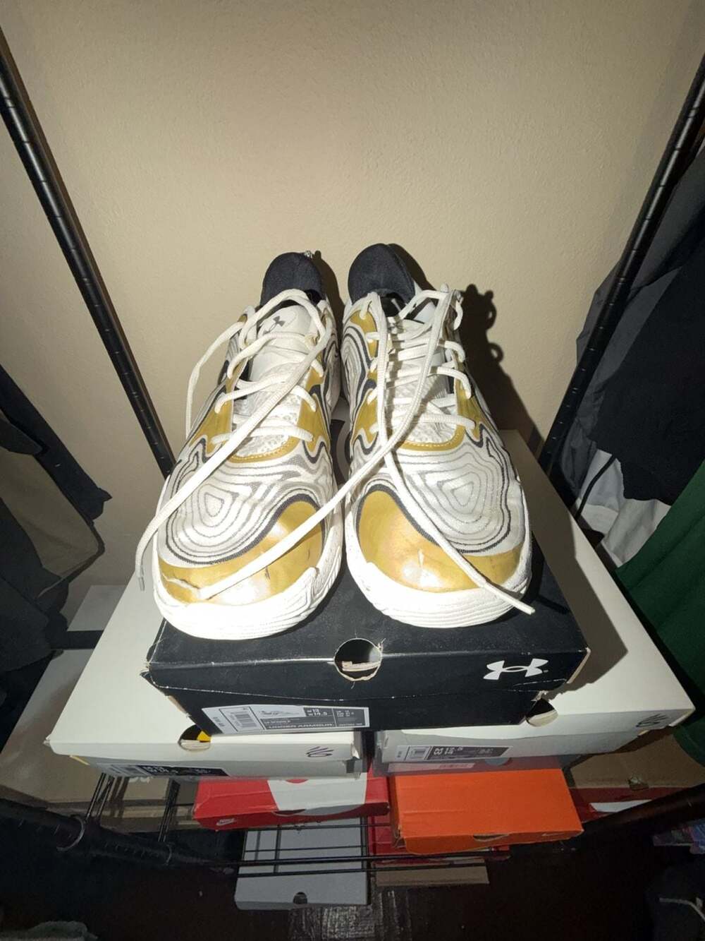 Under Armour UA Spawn 6 Size 13 White
